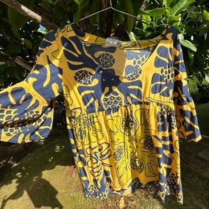 Manuhealii Ulu Quilt Top